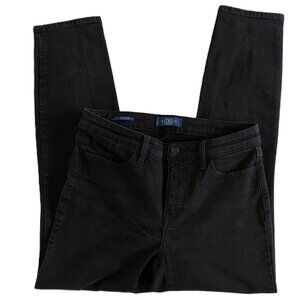 Talbots Women's Flawless Black Slim Ankle Jeans. Size 6